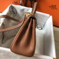 「#4002」 Hermes golden brown Mini Kelly 20cm 「#4002」 Hermes golden brown Mini Kelly 20cm