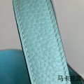 「#4352」 Hermès Macaron Blue Silver Buckle Picotin Lock 18cm