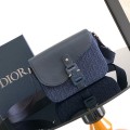 「#2022」dior 1ADPO049YKS  Navy blue  23 x 17.5 x 6CM