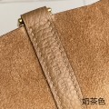 「#4371」 Hermes Milk Tea Color Gold Buckle Picotin Lock 18cm