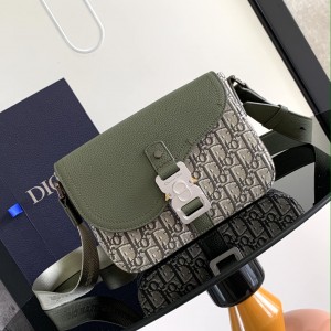 「#2023」dior  1ADPO049  Khaki   23 x 18 x 6 cm