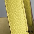 「#4386」 Hermès Lemon Gold Buckle Picotin Lock 18cm