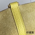 「#4386」 Hermès Lemon Gold Buckle Picotin Lock 18cm