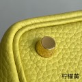 「#4386」 Hermès Lemon Gold Buckle Picotin Lock 18cm