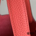 「#4391」 Hermès Peach Pink Silver Buckle Picotin Lock 18cm