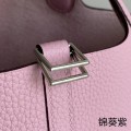 「#4396」 Hermès Malva Purple Silver Buckle Picotin Lock 18cm