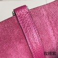 「#4401」 Hermès Rose Purple Silver Buckle Picotin Lock 18cm