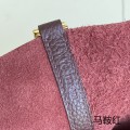 「#4405」 Hermès Saddle Red Gold Buckle Picotin Lock 18cm