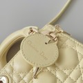 「#2229」 dior 3305  Sheepskin Chicken Yellow 12×10×5cm