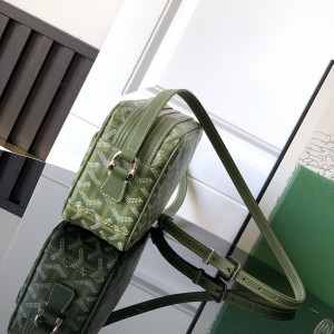 「#6026」Goyard - Khaki green - 8013 - 13 cm x 6.5 cm x 22 cm 