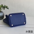 「#4416」 Hermès Ink Blue Gold Buckle Picotin Lock 18cm