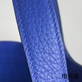 「#4419」 Hermès Electric Blue Gold Buckle Picotin Lock 18cm