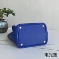 「#4419」 Hermès Electric Blue Gold Buckle Picotin Lock 18cm