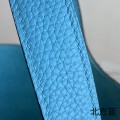 「#4420」 Hermès Northern Blue Gold Buckle Picotin Lock 18cm