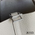 「#4425」 Hermès Glacier Silver Buckle Picotin Lock 18cm