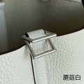 「#4426」 Hermes Mushroom Silver Buckle Picotin Lock 18cm
