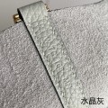 「#4437」 Hermès Crystal Grey Gold Buckle Picotin Lock 18cm