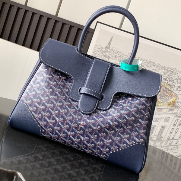 「#6256」Goyard - 020236 - 25 cm x 16 cm x 34 cm  - dark blue