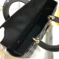 「#2247」 dior M0566 Patent leather black 32  x 25 x 11cm
