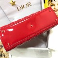 「#2248」 dior M0566 Patent leather red 32  x 25 x 11cm
