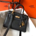 「#4006」 Hermes grey Mini Kelly 20cm
