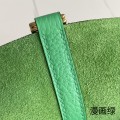 「#4459」 Hermes Cartoon Green Gold Buckle 18cmPicotin Lock 18cm