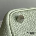 「#4460」 Hermes Bubble Green Silver Buckle 18cmPicotin Lock 18cm