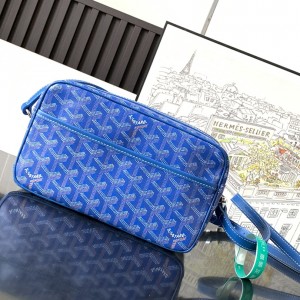 「#6037」Goyard - Sky blue - 8013 - 13 cm x 6.5 cm x 22 cm 