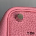 「#4473」 Hermes Milkshake Pink Silver Buckle 18cm Picotin Lock 18cm