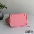 「#4473」 Hermes Milkshake Pink Silver Buckle 18cm Picotin Lock 18cm