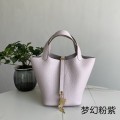 「#4474」 Hermes Fantasy Pink Purple Gold Buckle 18cm Picotin Lock 18cm 「#4474」 Hermes Fantasy Pink Purple Gold Buckle 18cm Picotin Lock 18cm