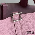 「#4476」 Hermes Sakura Pink Silver Buckle 18cm Picotin Lock 18cm 「#4476」 Hermes Sakura Pink Silver Buckle 18cm Picotin Lock 18cm