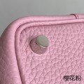 「#4476」 Hermes Sakura Pink Silver Buckle 18cm Picotin Lock 18cm 「#4476」 Hermes Sakura Pink Silver Buckle 18cm Picotin Lock 18cm