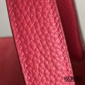 「#4479」 Hermès Ultimate Pink Silver Buckle 18cm Picotin Lock 18cm