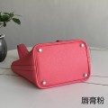 「#4480」 Hermès Lipstick Pink Silver Buckle 18cm Picotin Lock 18cm