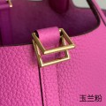 「#4482」 Hermes Magnolia Pink Gold Buckle 18cm Picotin Lock 18cm 「#4482」 Hermes Magnolia Pink Gold Buckle 18cm Picotin Lock 18cm