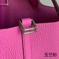 「#4483」 Hermes Magnolia Pink Silver Buckle 18cm Picotin Lock 18cm 「#4483」 Hermes Magnolia Pink Silver Buckle 18cm Picotin Lock 18cm