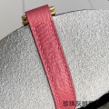 「#4486」 Hermès Pearl Grey Lipstick Pink Gold Buckle 18cm Picotin Lock 18cm