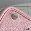 「#4488」 Hermes 3Q Pink Silver Buckle 18cm Picotin Lock 18cm