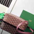 「#6039」Goyard - Bordeaux red - 8013 - 13 cm x 6.5 cm x 22 cm