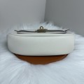 「#4505」 Hermès Moon Bag Beige White Gold Buckle Kelly Moove Large Bag 17cm Small Bag 7.5cm