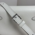 「#4506」 Hermès Moon Bag Beige Silver Buckle Kelly Moove Large Bag 17cm Small Bag 7.5cm 「#4506」 Hermès Moon Bag Beige Silver Buckle Kelly Moove Large Bag 17cm Small Bag 7.5cm