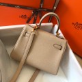 「#4006」 Hermes grey Mini Kelly 20cm