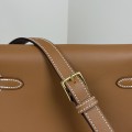 「#4515」 Hermès Moon Bag Gold Buckle Swift Leather Kelly Moove Large Bag 17cm Small Bag 7.5cm