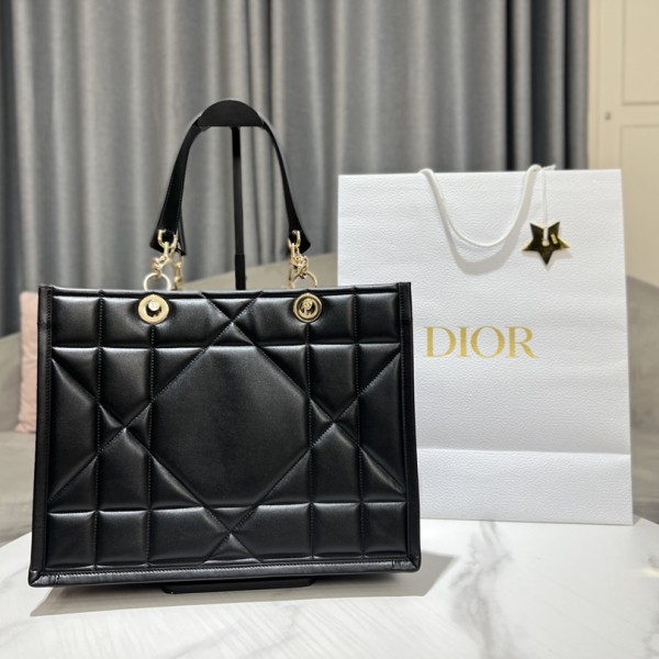 「#2262」 dior M8721OZVJ-M45U Black cowhide 36.5 x 28 x 17.5cm