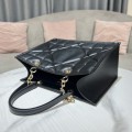 「#2262」 dior M8721OZVJ-M45U Black cowhide 36.5 x 28 x 17.5cm