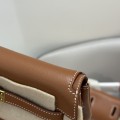 「#4521」 Hermès Moon Bag Golden Brown Gold Buckle Swift Leather Kelly Moove Large Bag 17cm Small Bag 7.5cm