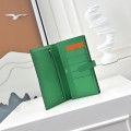 「#4539」 Hermès Bamboo Green Suit Clip Epsom Leather 17*9cm