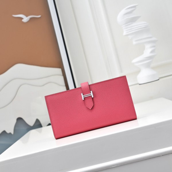 「#4540」 Hermès Barbie Pink Suit Clip Epsom Leather 17*9cm