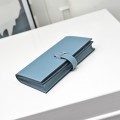 「#4542」 Hermes Haze Blue Suit Clip Epsom Leather 17*9cm